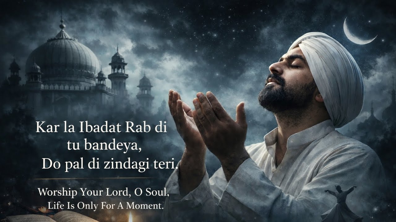 Kar La Ibadat Rab Di Tu Bandeya | Do Pal Di Zindagi Teri | Punjabi Sufi Kalam | Soulful Music
