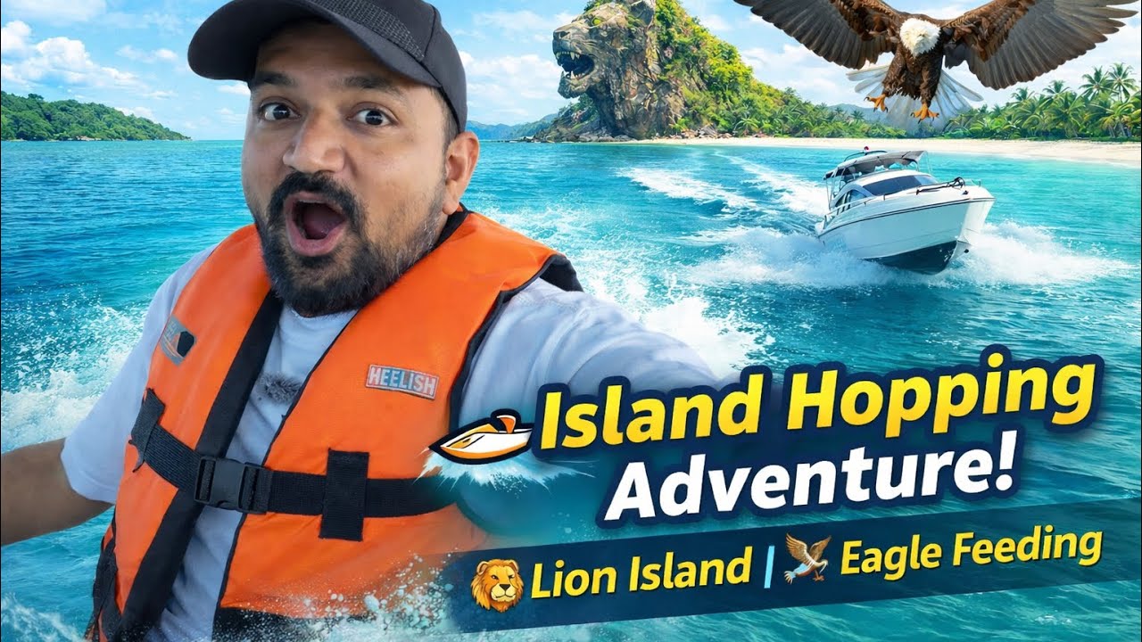 સ્પીડ બોટનો ખતરનાક Thrill! 😲 Island Hopping Vlog 🚤  #gujarativlog
