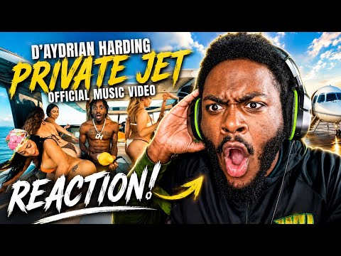 D'Aydrian Harding - PRIVATE JET (Official Music Video) #reaction