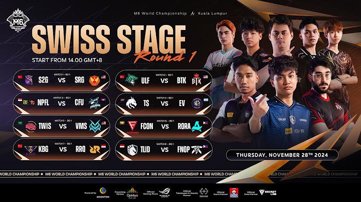LIVE 🔴| MLBB M6 World Championship | Swiss Stage Day 1