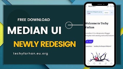 Median UI Redesign Premium Blogger Template |Download SEO Friendly Adsense Friendly Blogger Template