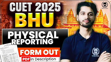 BHU Physical Reporting Form Out ! How to fill ? Step by Step Process | Vaibhav Sir