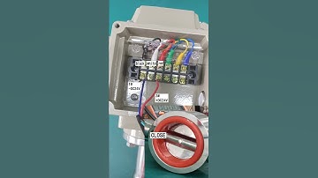 DC24V  electric actuator butterfly valve Working principle