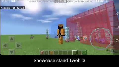 Showcase stand The World Over Heaven Mcpe Jojo