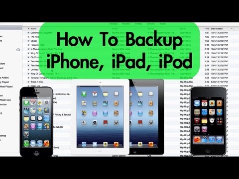 How to backup iphone, ipad, ipod with itunes (pc & mac) info: http://support.apple.com/kb/ht1766 earn $$$ by using free apps ► http://abo.io/an...