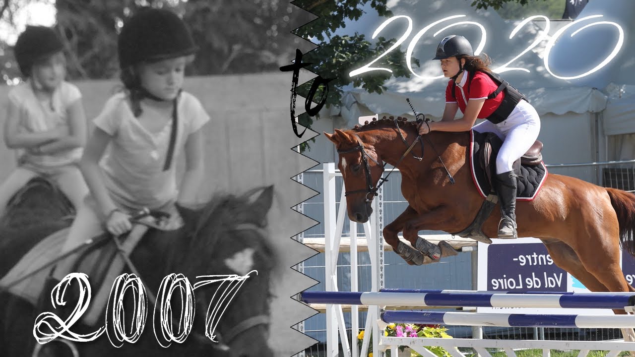 Evolution équestre de Amélie 2007-2020