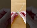 【ハンドメイド】水引で作るアクセサリー「亀結び」のピアス♪　#水引 #handmade #Shorts