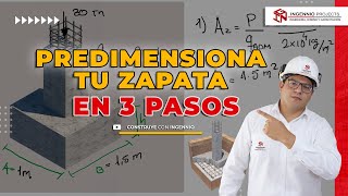 PREDIMENSIONA TU ZAPATA EN 3 PASOS