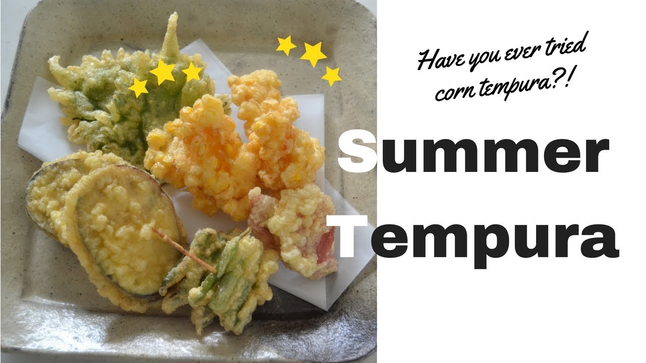 How to make ★Summer Tempura★~とうもろこしの天ぷらの作り方～（EP59） | Kitchen Princess Bamboo