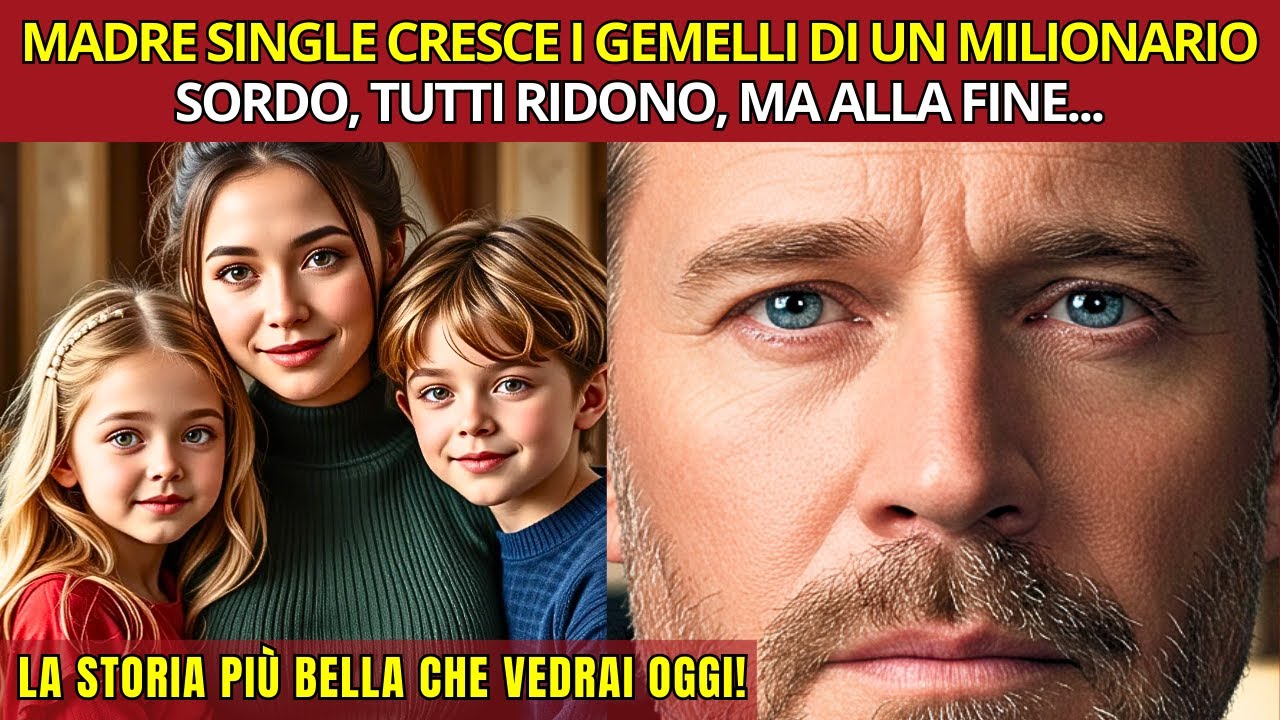 MADRE SINGLE CRESCE I GEMELLI DI UN MILIONARIO SORDO, TUTTI RIDONO, MA ALLA FINE...