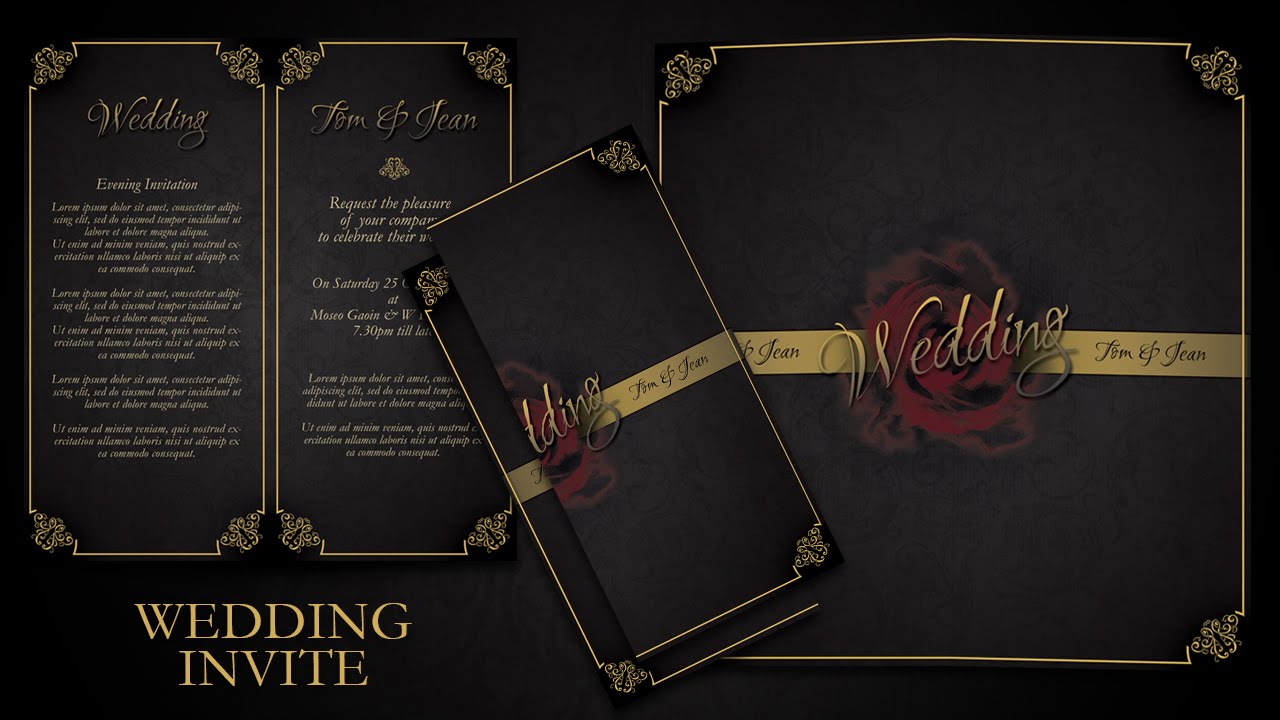 Elegant wedding invitations website