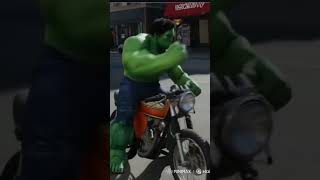 Hulk Punch On Car