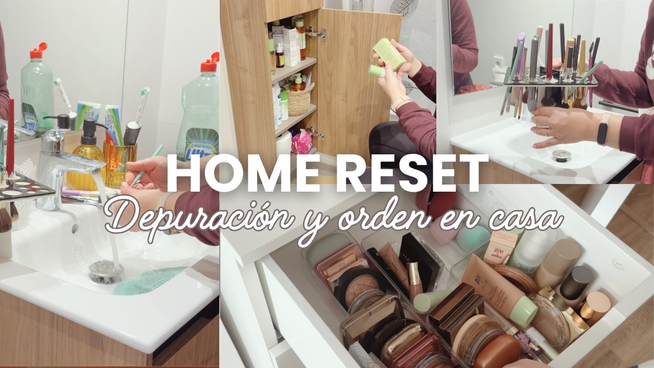 RESET 2026✨ Depurando y organizando mi casa 🏠 Parte 1: Decluttering de maquillaje y baños