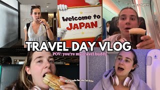 Travel Vlog Leeds To Japan, 14 Hour Flight Omg Airport Vlog, Food Solo Travel Anxiety