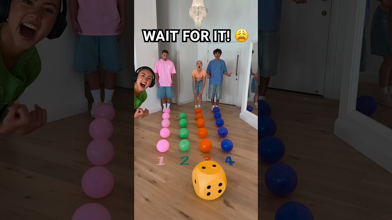 WHO WILL WIN!? 🏆 BALLOON POPPING COMPETITION! 🎈💥