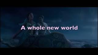 A Whole New World Lyrics (Aladdin) - Mena Massoud, Naomi Scott