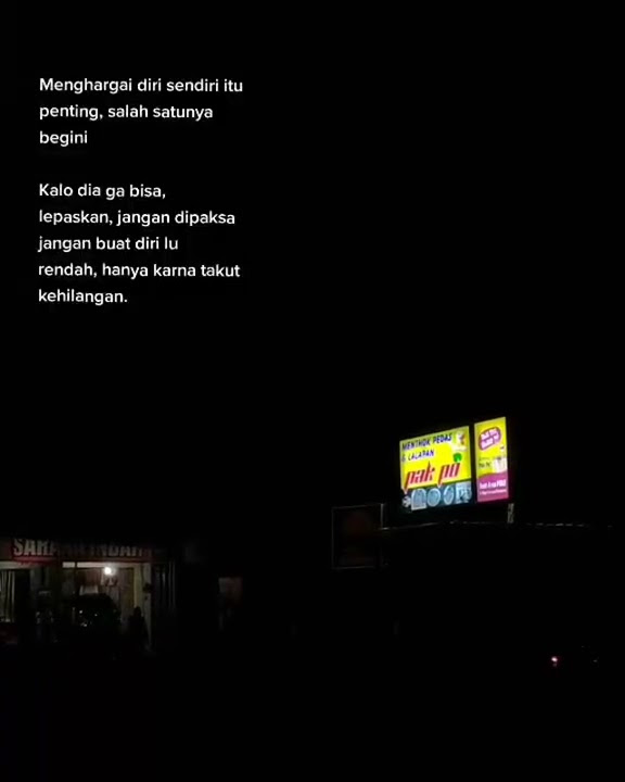 Story WA ' Menghargai Diri sendiri'