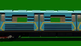 Green screen background Video Train