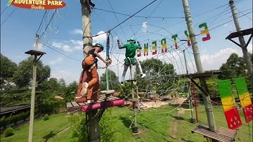 The High ropes course & Zipline  #adventure #busiika #extremeadventure #zipline