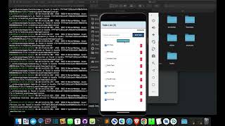 Running a Simple To Do App (built with Meteor Blaze) with Android Emulator screenshot 2