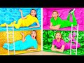 ベッドの下の秘密の部屋四色チャレンジ | 驚くべき創造的なトリック BaRaDa Challenge