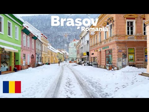Brașov, 루마니아 | Bran | 도보 여행 4K
