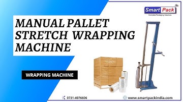 Manual Pallet Stretch Wrapping Machine - Wrapper Machine CONTACT- +91 9109108483