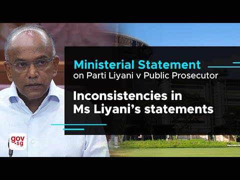 Thumbnail for Inconsistencies in Liyani’s statements l Ministerial Statement on Parti Liyani v Public Prosecutor