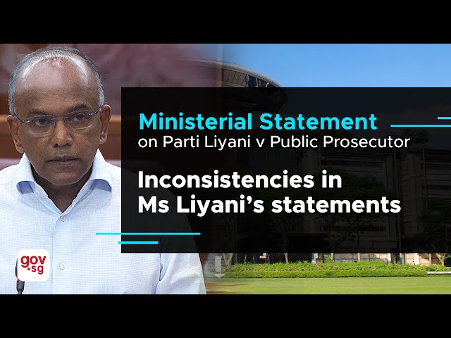 Thumbnail for Inconsistencies in Liyani’s statements l Ministerial Statement on Parti Liyani v Public Prosecutor