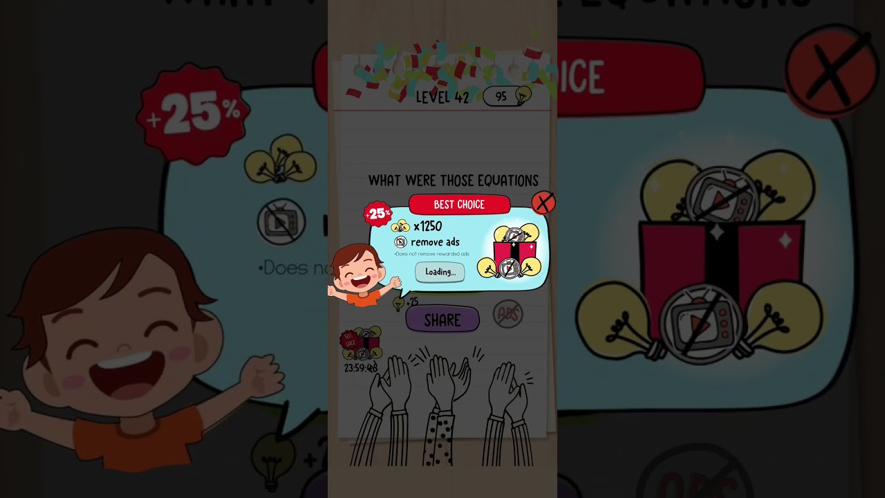 Brain Test Level 42 Solution & Walkthrough | Tricky Puzzles