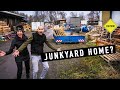 Couple Begins Converting JUNKYARD!! Building Home Base in Czech Republic (Pt. 1)