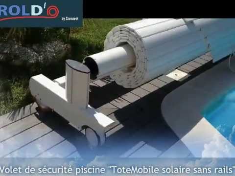 Volet sécurité piscine ROLDO ToteMobile Solaire sans rails by CAMAROL