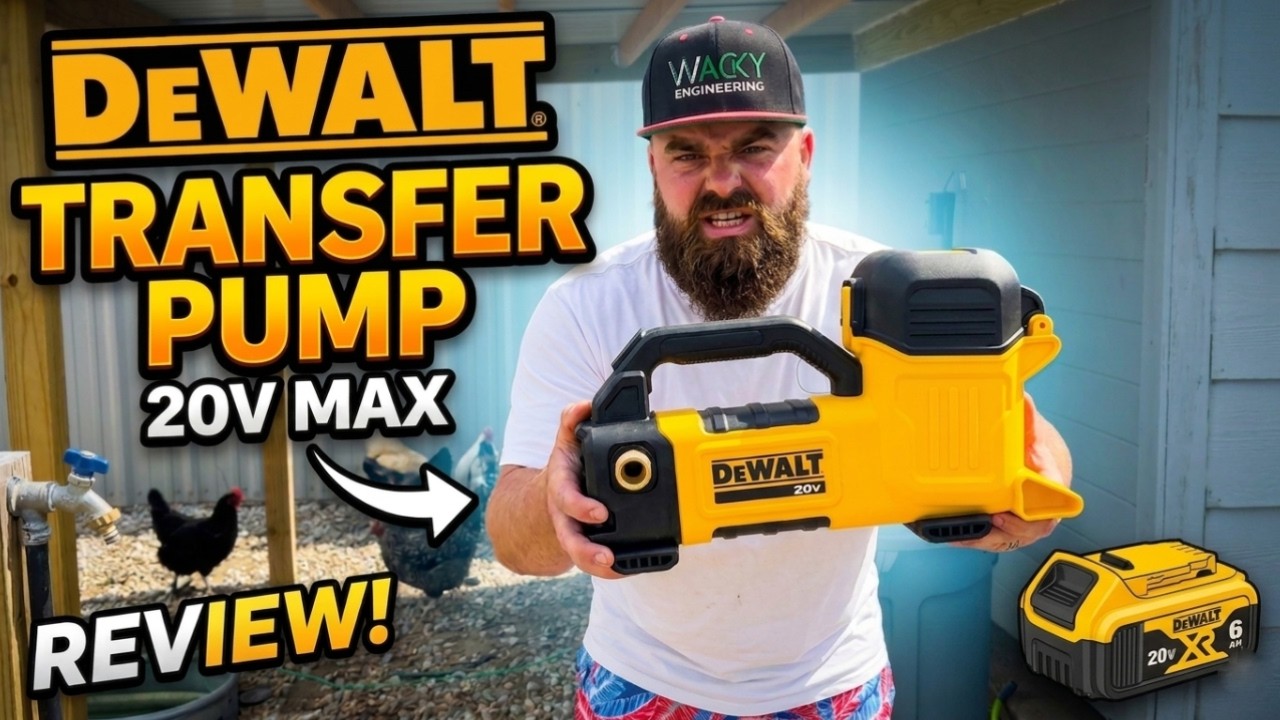 DeWALT 20V Max Transfer Pump Review + Impeller Removal