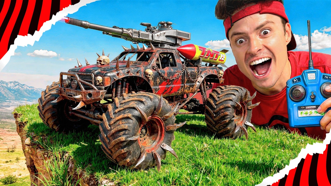 CONSTRUÍ UM MONSTER TRUCK INSANO!