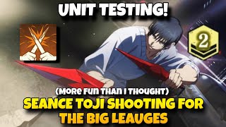 Finally Testing Seance Toji Combo Count Yellow Taijutsu Dps Time  Jjk Phantom Parade