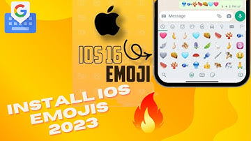 IOS Keyboard + IOS New Emojis On Android | iPhone Keyboard 2023