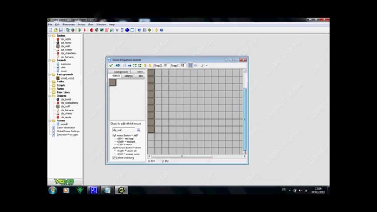 tuto game  maker  jeu 2D  YouTube