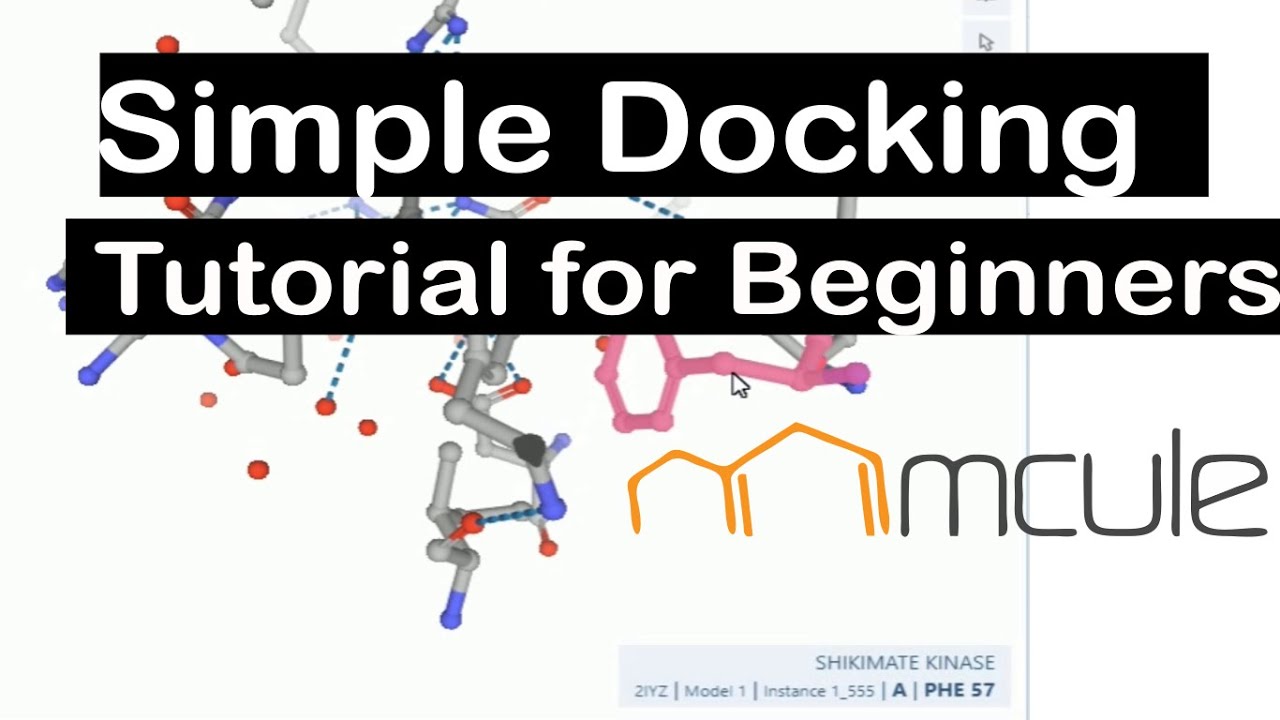 How to do 1 click docking: mcule - YouTube
