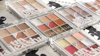 Unleashia Glitterpedia Eye Palettes Swatch Party ~ with detailed closeups | Eclectic Beauty Diaries