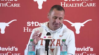 Steve Sarkisian on Quinn Ewers getting his first NFL start
