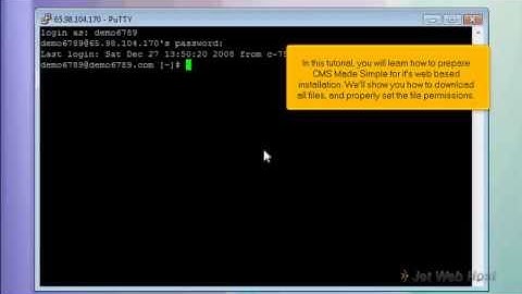 How to prepare CMS Made Simple for installation via