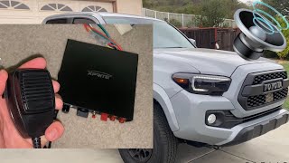 LOUD PA System install on my Tacoma! (Siren🔊)