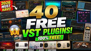 40 FREE VST Plugins You NEED in 2026! Insane Collection 🔥