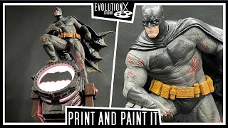 Painting A 3D Printed Batman Sixth Scale Statue W/O Airbrush