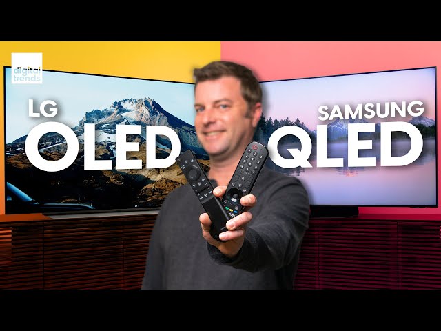 QLED vs. OLED | Samsung QN90A Neo QLED vs. LG C1 OLED class=