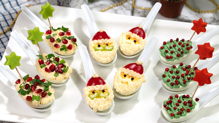 6 Rezepte für festliche Weihnachtslöffel-Vorspeisen – Kreative Ideen für die Weihnachtsfeier