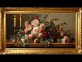 Peaceful Pink Roses – 4K Oil Painting Ambience for Calm Homes | 4K Frame TV Art