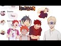 Haikyuu Texts- Annoying People!Mission: annoy Tuskishima