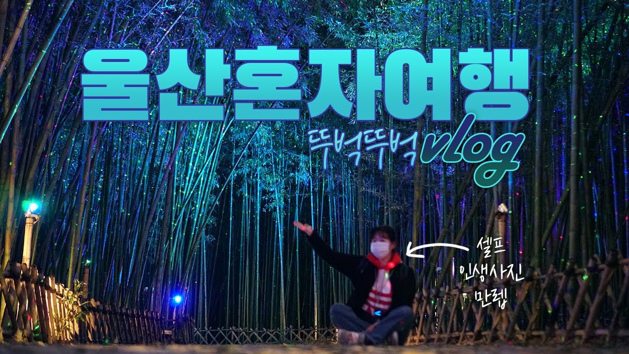 vlog｜여자 혼자 뚜벅이 울산여행 브이로그｜울산 맛집 부수고, 울산대공원과 태화강국가정원, 십리대밭길 은하수길에서 인생사진 찍기｜울산 여행브이로그 1편｜하는사람er