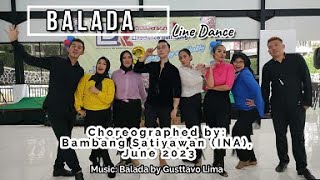 BALADA - Line Dance - Demo by : Bambang Satiyawan & Instruktur d'ULD wilayah Jabar